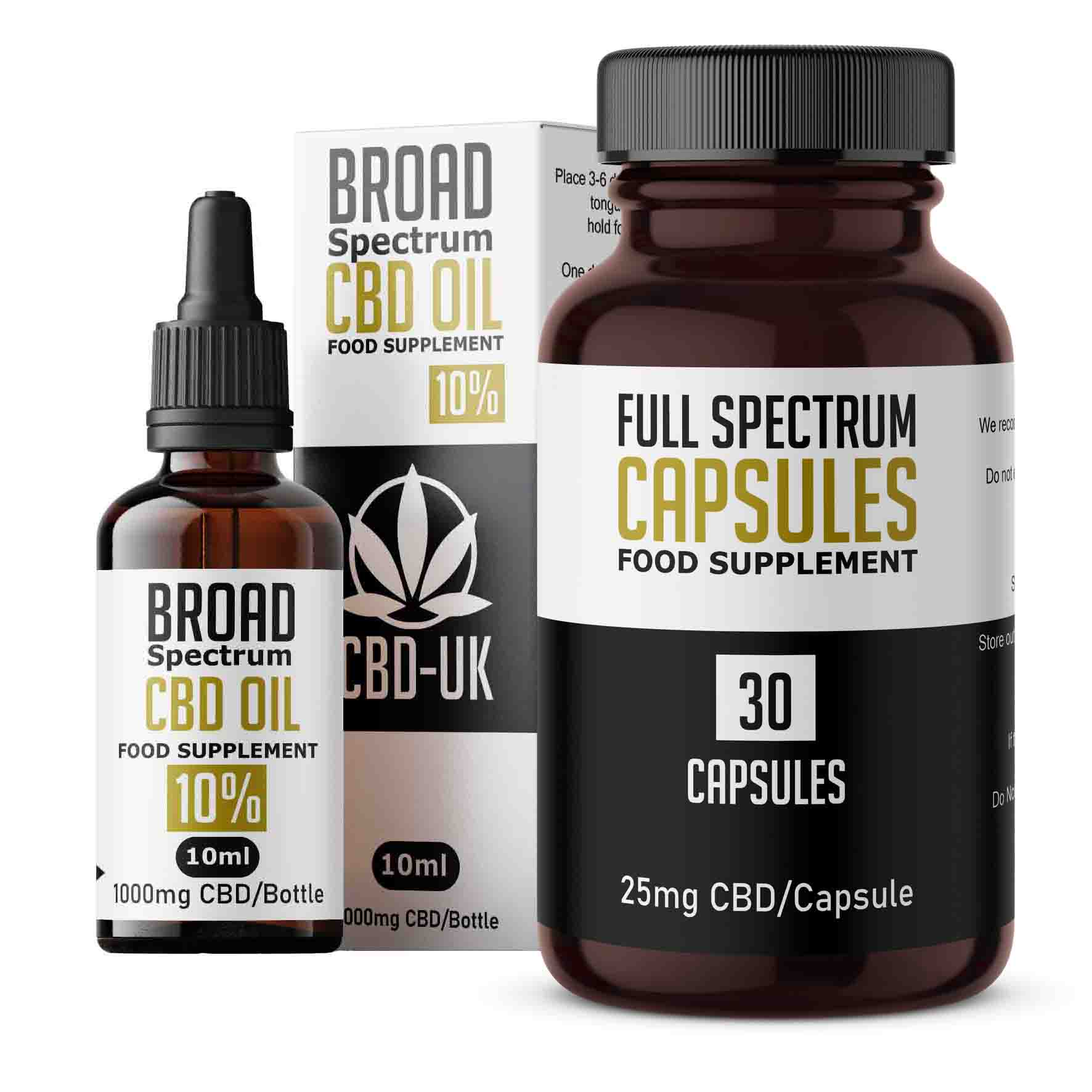 CBD Oil 10% (10ml), 1000mg Full Spectrum CBD Oil UK